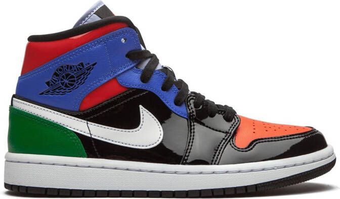 Jordan Air 1 Mid SE "Multicolor Patent" sneakers Black