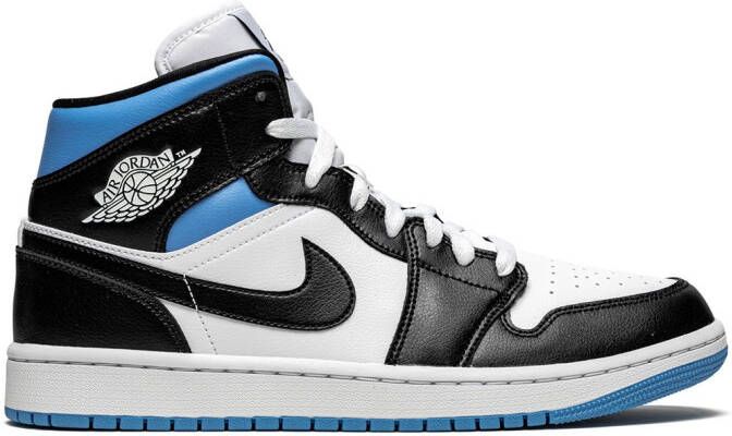 Jordan Air 1 Mid "Black White University Blue" sneakers