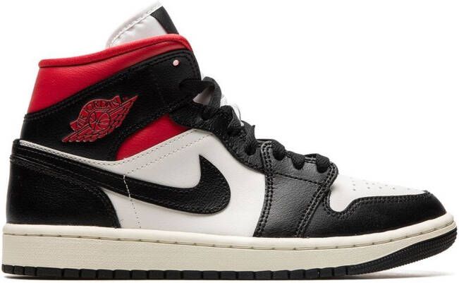 Jordan Air 1 Mid "Black Gym Red Sail" sneakers