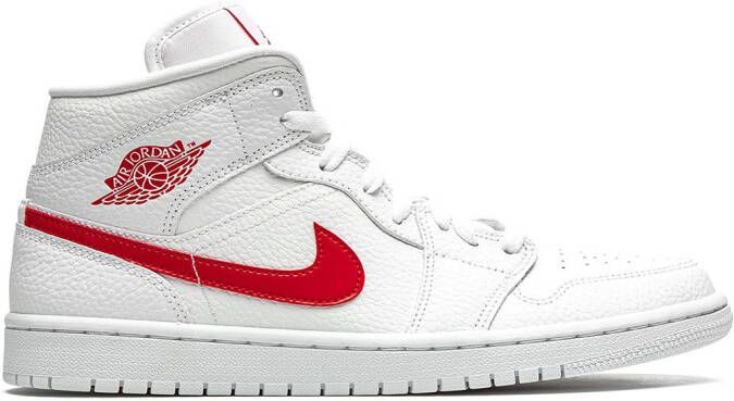 Jordan Air 1 Mid "University Red" sneakers White