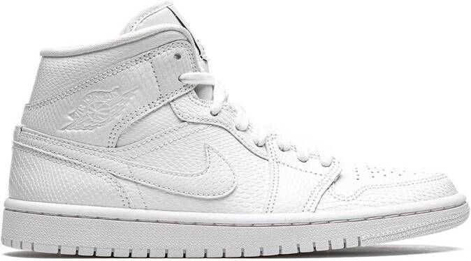 Jordan Air 1 Mid "White Snakeskin" sneakers