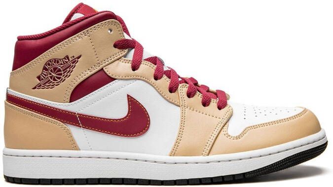 Jordan Air 1 Mid "Light Curry" sneakers White
