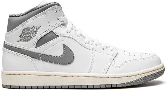 Jordan Air 1 Mid "White Stealth Grey" sneakers
