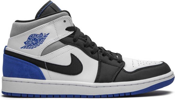 Jordan Air 1 Mid SE "Game Royal Black Toe" sneakers White