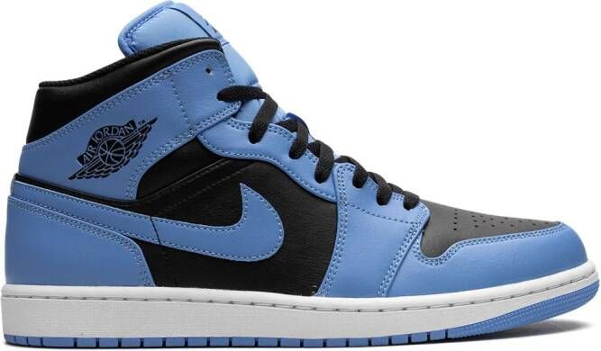 Jordan Air 1 Mid "University Blue Black" sneakers