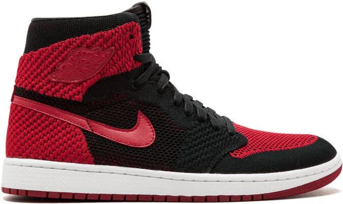 Jordan Air 1 Retro Hi Flyknit "Black Varsity Red White" sneakers