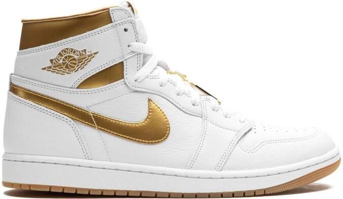 Jordan Air 1 Retro High OG "Metallic Gold" sneakers White