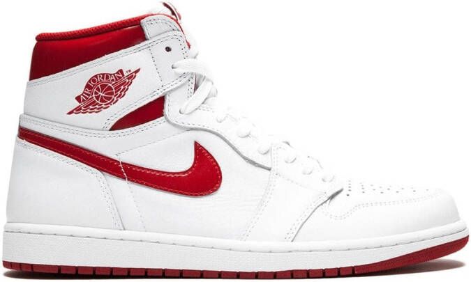 Jordan Air 1 Retro High OG "Metallic Red" sneakers White
