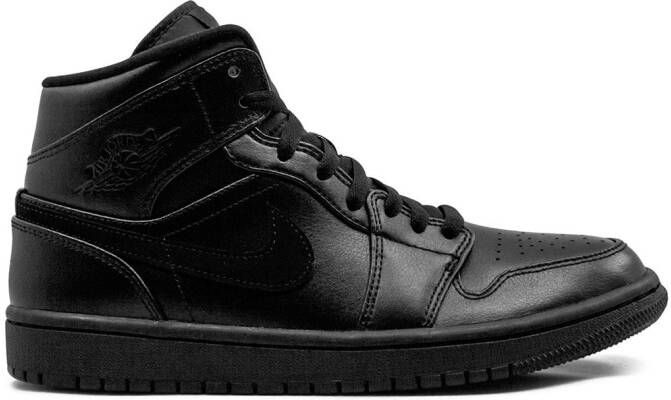Jordan Air 1 Mid "Triple Black" sneakers