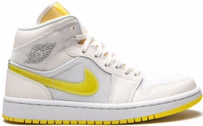 Jordan Air 1 Mid SE "Voltage Yellow" sneakers White