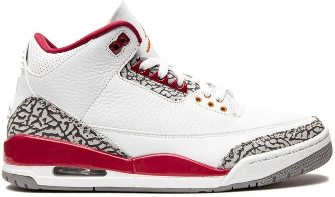 Jordan Air 3 "Cardinal" sneakers White