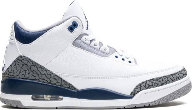 Jordan Air 3 "Midnight Navy" sneakers White