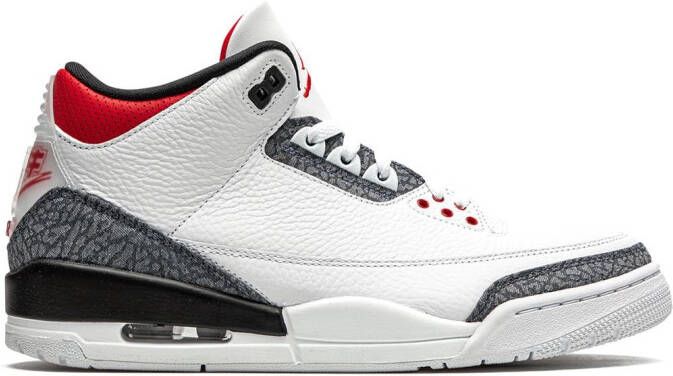 Jordan Air 3 Retro SE-T Denim "Japan Exclusive Fire Red" sneakers White