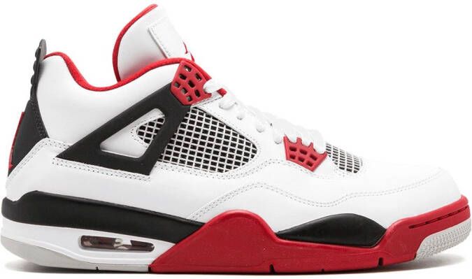 Jordan Air 4 Retro "Fire Red" sneakers White