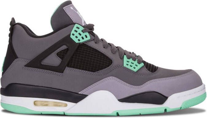 Jordan Air 4 Retro "Green Glow" sneakers Grey