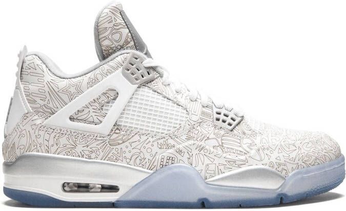 Jordan Air 4 Retro Laser "30th Anniversary" sneakers White