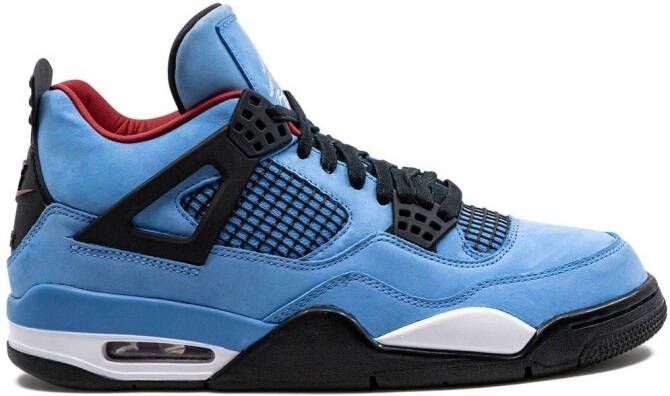 Jordan x Travis Scott Air 4 Retro "Cactus Jack (Friends And Family)" sneakers Blue
