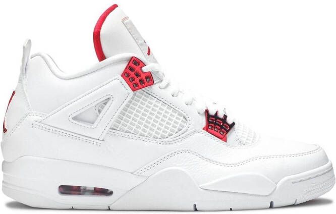 Jordan Air 4 Retro "Metallic Pack University Red" sneakers White