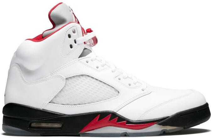 Jordan Air 5 Retro "Fire Red 2013" sneakers White