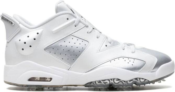 Jordan Air 6 Low "Gift Giving" golf shoes Silver