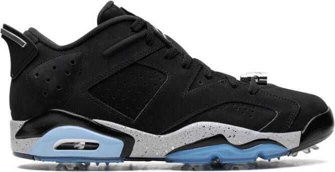 Jordan Air 6 "Metallic Silver" golf shoes Black