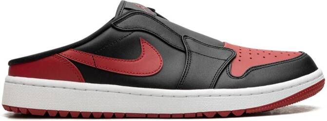 Jordan Air leather mules Red