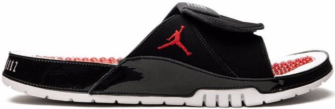 Jordan Hydro XI Retro "Bred" slides Black