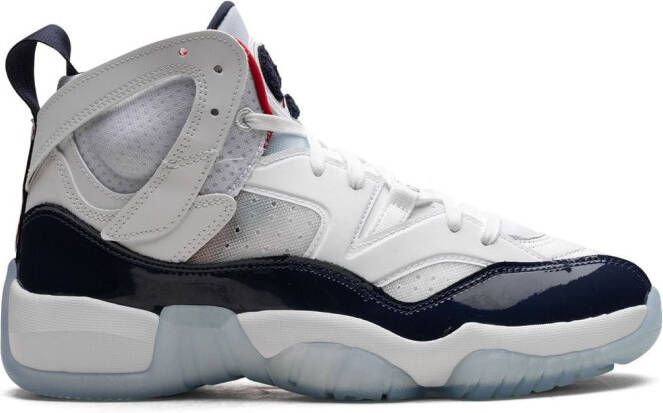 Jordan Jump Two Trey "White Navy University Red" sneakers