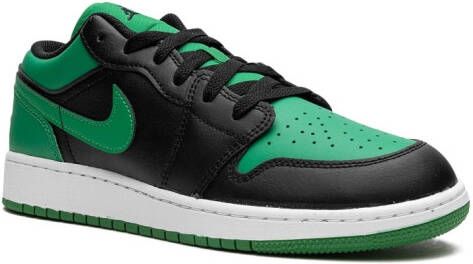 Jordan Kids Air Jordan 1 Low "Lucky Green" sneakers Black
