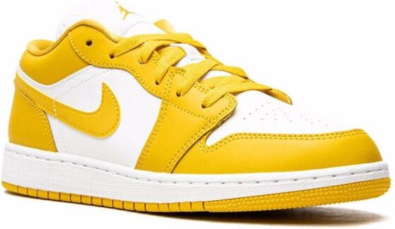 Jordan Kids Jordan 1 Low "White Pollen" sneakers