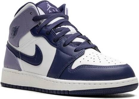 Jordan Kids Air Jordan 1 Mid "Blueberry" sneakers Purple
