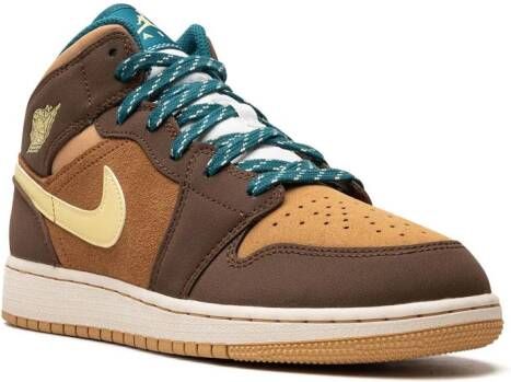 Jordan Kids Air Jordan 1 Mid "Cacao Wow" sneakers Blue