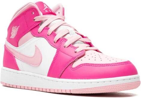 Jordan Kids Air Jordan 1 Mid "Fierce Pink" sneakers
