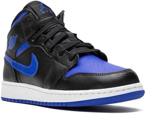 Jordan Kids Air Jordan 1 Mid "Black Royal" sneakers