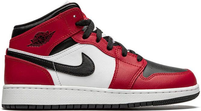 Jordan Kids Air Jordan 1 Mid "Chicago Black Toe" sneakers Red
