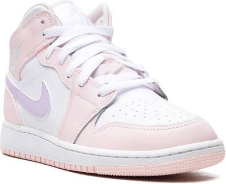 Jordan Kids Air Jordan 1 Mid "Pink Wash" sneakers