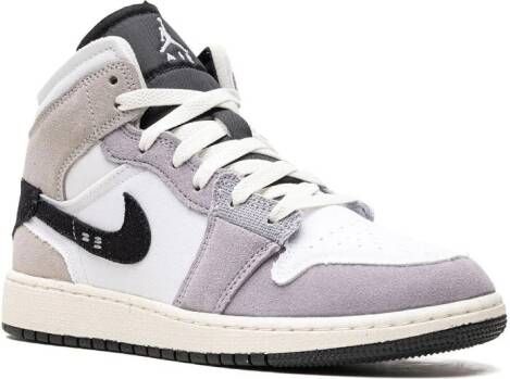 Jordan Kids Air Jordan 1 Mid SE Craft "Ce t Grey" sneakers