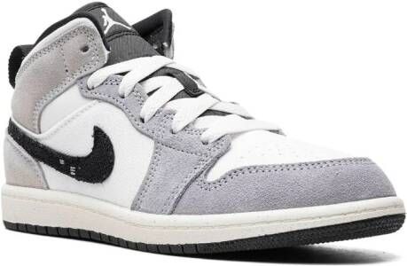 Jordan Kids Air Jordan 1 Mid SE Craft "Ce t Grey" sneakers