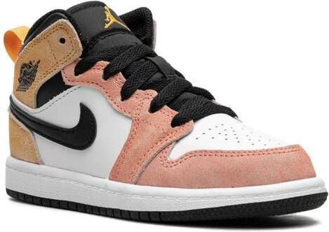 Jordan Kids Air Jordan 1 Mid SE "Flight Club" sneakers Pink