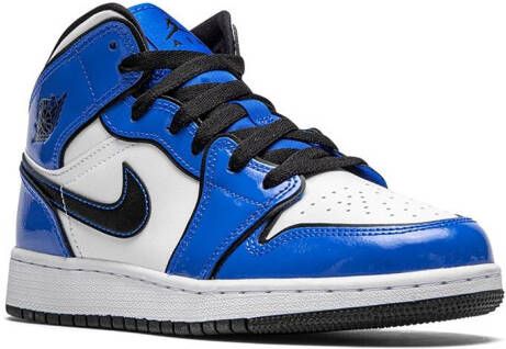 Jordan Kids Air Jordan 1 Mid SE "Signal Blue" sneakers