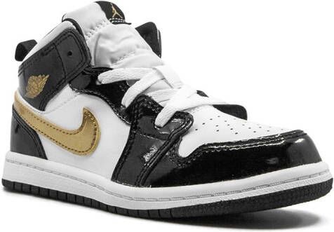 Jordan Kids Air Jordan 1 Mid SE "Black Gold" sneakers