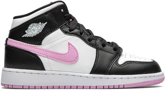 Jordan Kids Air Jordan 1 Mid "Arctic Pink" sneakers Black