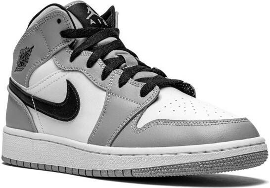 Jordan Kids Air Jordan 1 Mid "Light Smoke Grey" sneakers