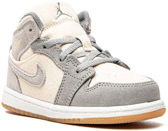 Jordan Kids Jordan 1 Mid SE "Coconut Milk" sneakers Neutrals