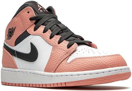 Jordan Kids Air Jordan 1 Mid "Pink Quartz" sneakers