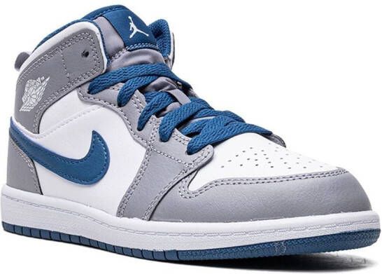 Jordan Kids Jordan 1 Mid "Ce t Grey True Blue" sneakers Purple