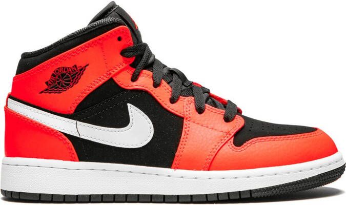 Jordan Kids Air Jordan 1 Mid "Infrared" sneakers