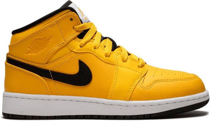 Jordan Kids Air Jordan 1 Mid sneakers Yellow
