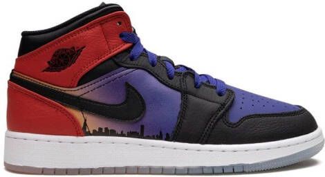 Jordan Kids Air Jordan 1 Mid SS "Skyline" sneakers Blue