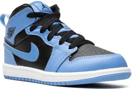Jordan Kids Air Jordan 1 Mid "University Blue" sneakers